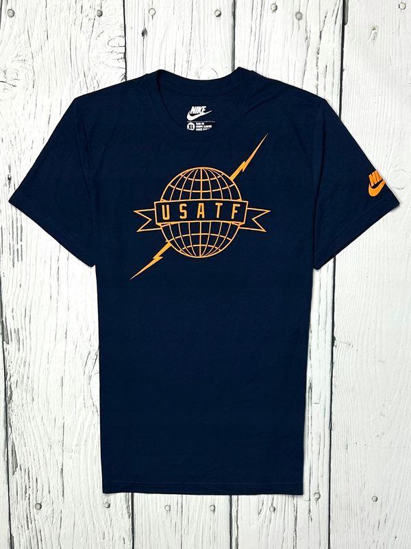 Nike Usatf Koszulka T-Shirt Męska z Nadrukiem Logowana r. Xl