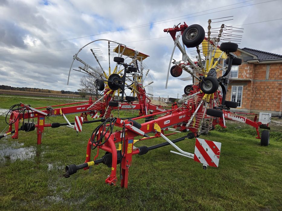 Zgrabiarka dwugwiazdowa  podwojna pottinger top 722 stan idealny