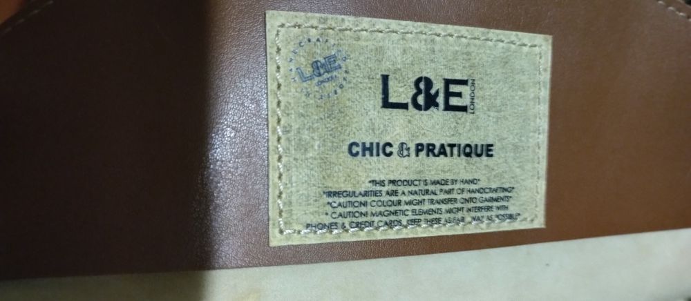 Кожаная сумка от L&E Studio