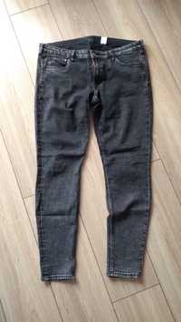 Spodnie H&M czarne jeans