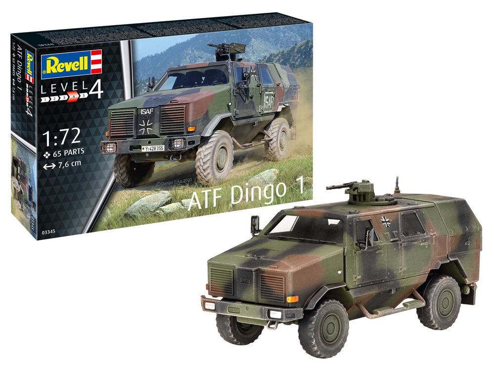 Model do sklejania POJAZD 1/72 Revell 03345 ATF DINGO 1