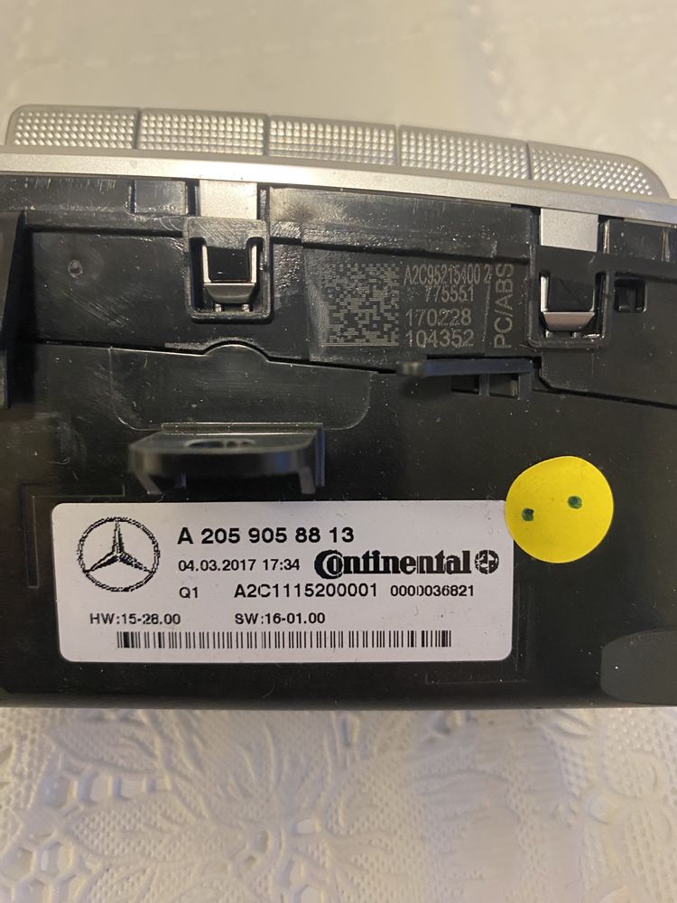 Блок управления климатов,печки Mercedes w205 a2059058813