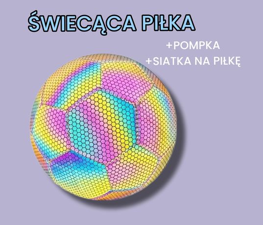 Świecąca piłka piłka bright odblaskowa rozmiar 5