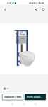 NOWY/Stelaż podtynkowy WC/Grohe Solido 3w1/przycisk chrom/dystanse