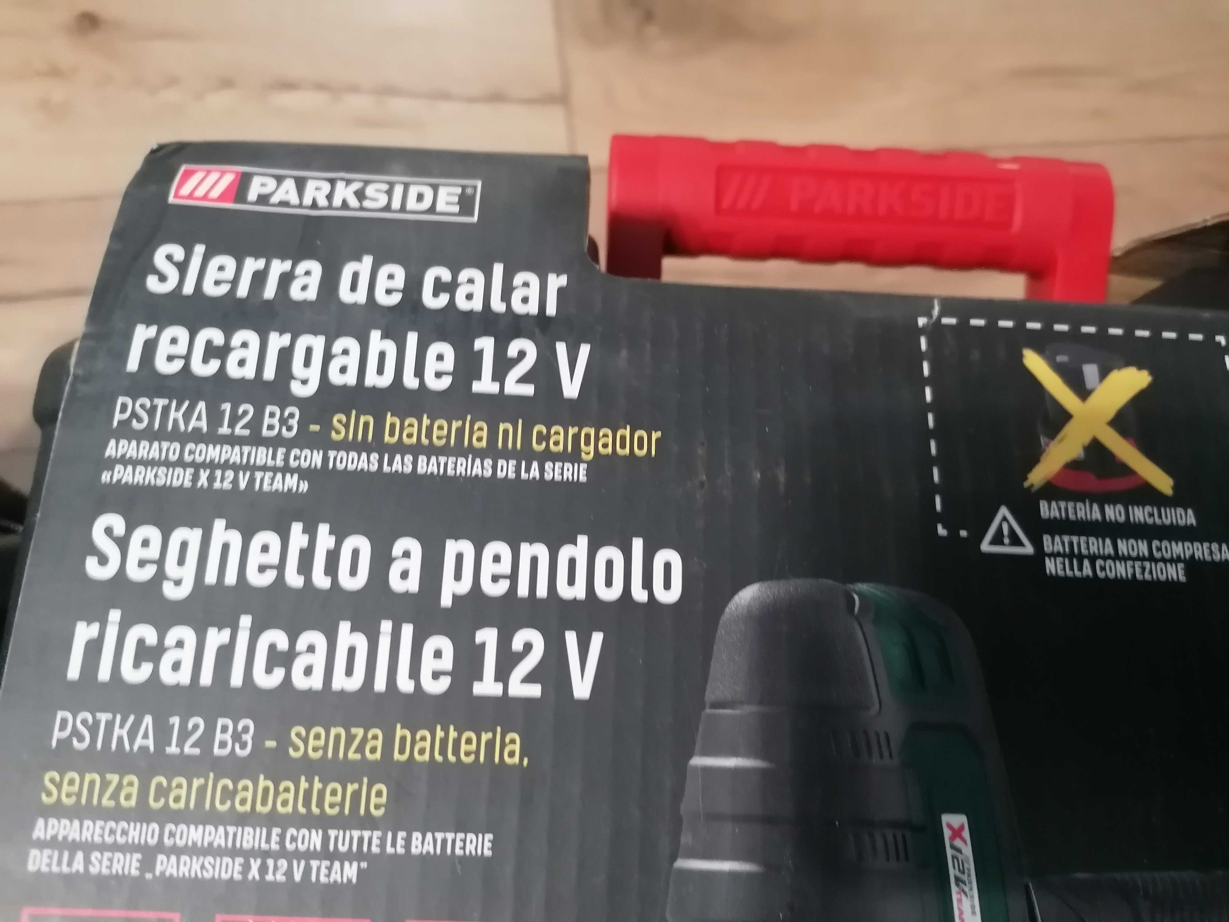 Wyrzynarka akumulatorowa PARKSIDE 12V + brzeszczoty 12V