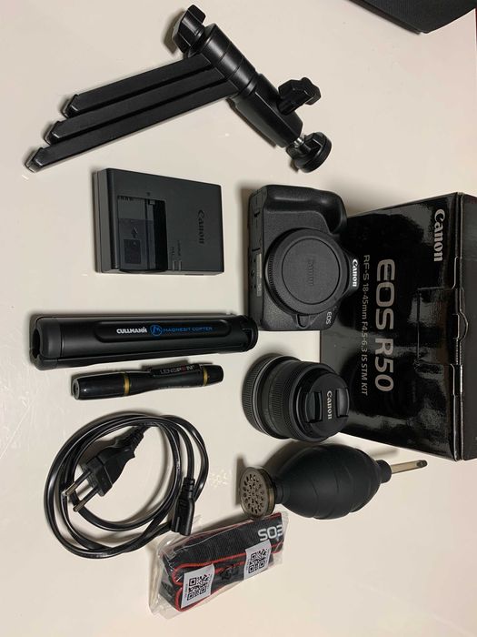 Canon EOS R50 - zestaw + dodatki