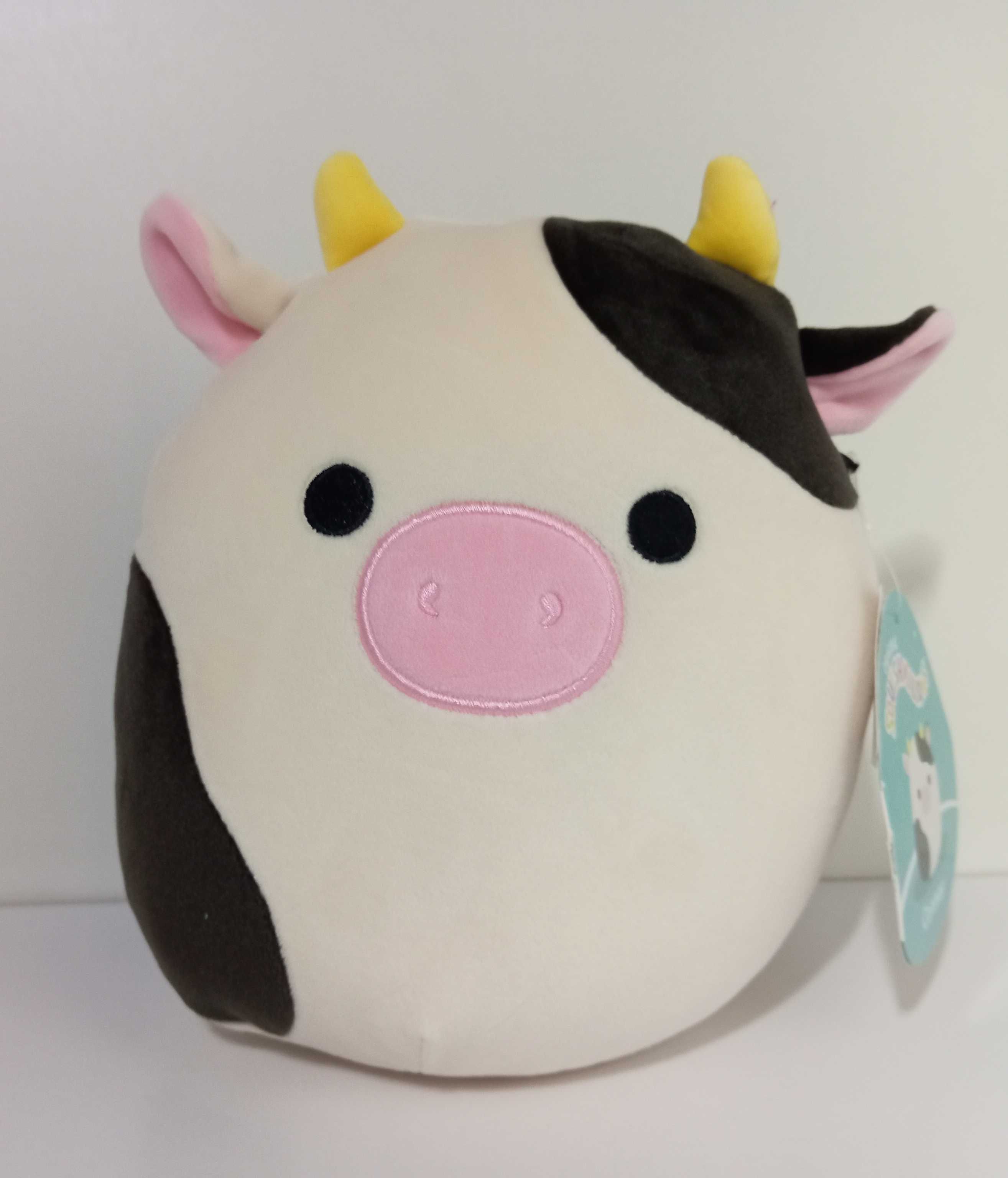 Nowa maskotka krowa Connor squishmallows 19 cm