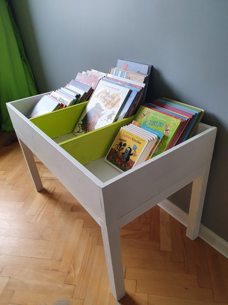 Drewniana Biblioteczka na książki Handmade