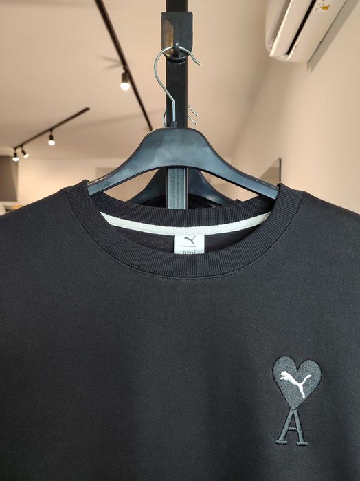 Світшот AMI Paris x Puma Crewneck Sweatshirt Black