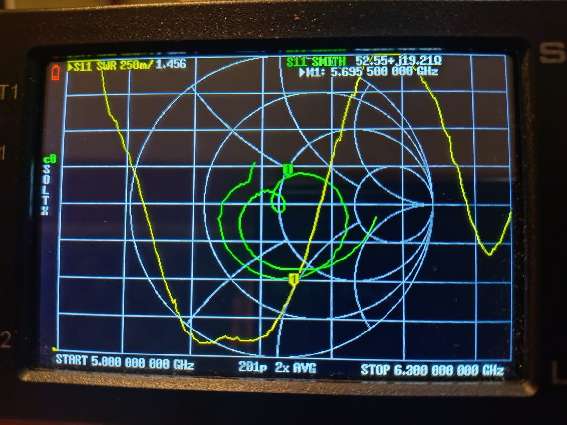 Антена GEPRC Momoda2  DUAL 5.3 - 5.7 (5.8G) 6dbi 230мм SMA RHCP L Band