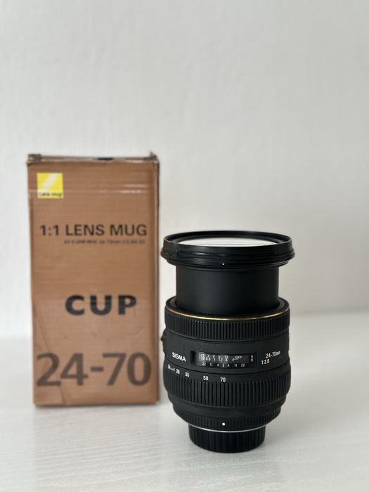 Обʼєктив Sigma 24-70mm 1:2.8 EX DG HSM для Nikon AF-s