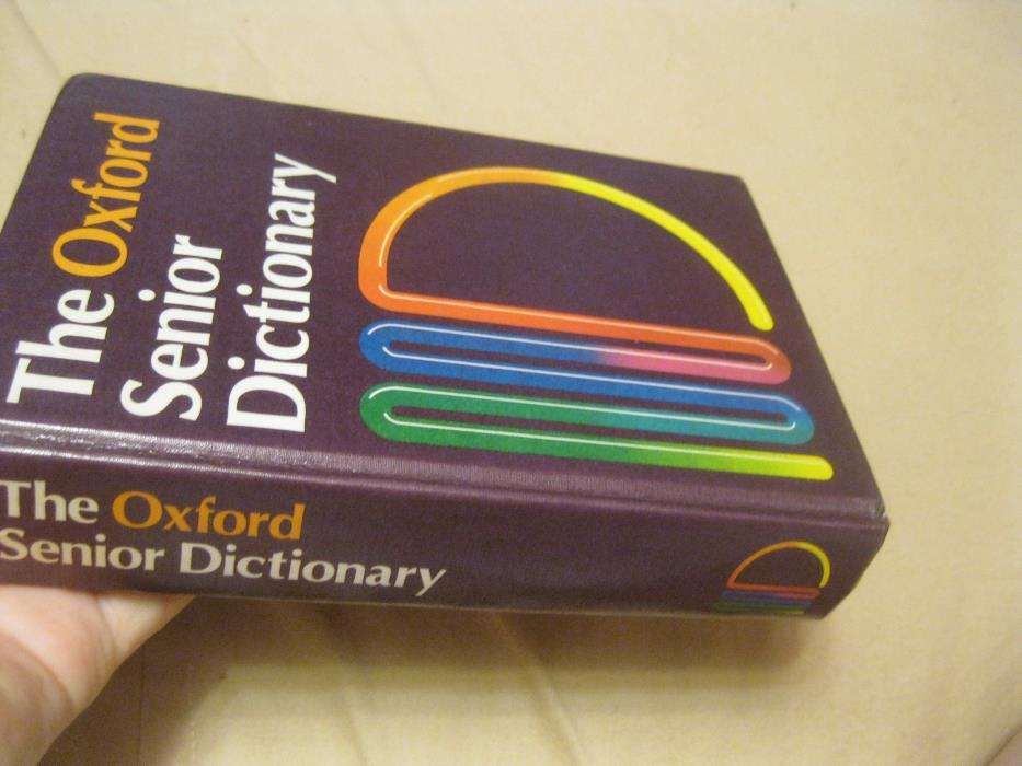 книга словарь английский The Oxford Senior dictionary Joyce M. Hawkins