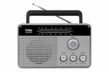 Odbiornik radiowy Eltra Julia Srebrna 230V/Bateria