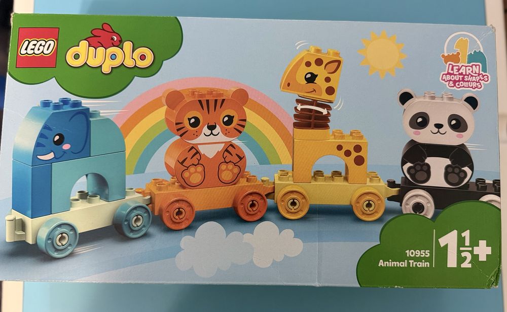 Lego Duplo лего потяг із тваринами