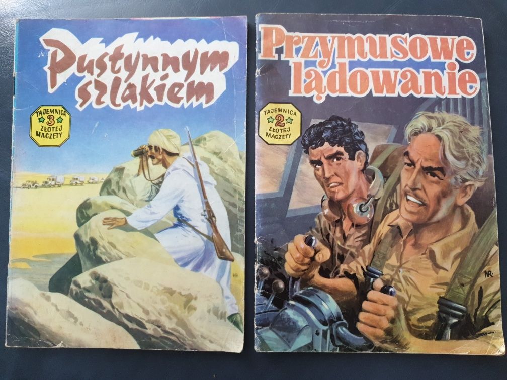 Komiksy PRL Tajemnica maczety. 2 i 3. i