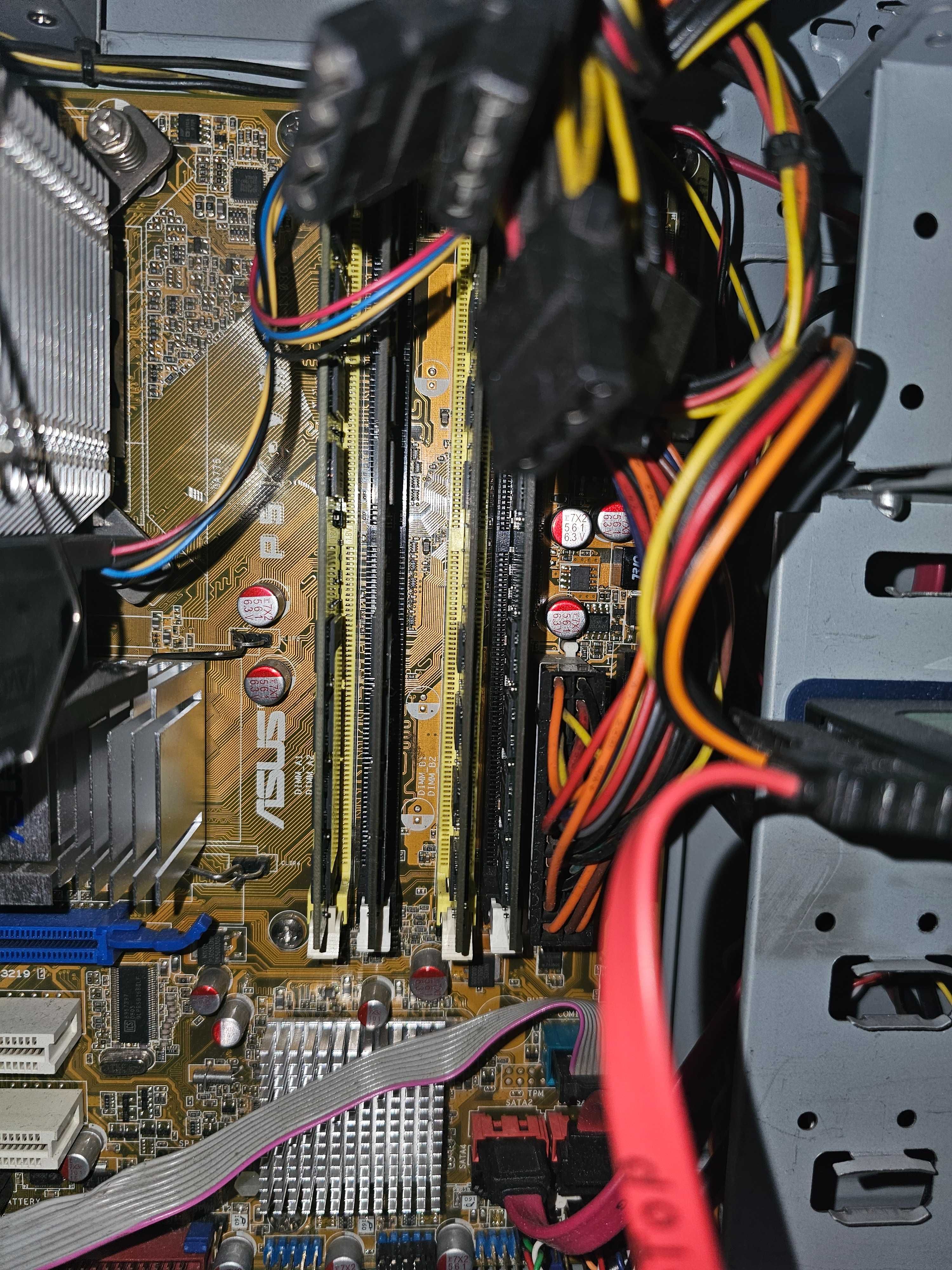 Komputer PC Core 2 Quad Q9300 6GB RAM Asus P5K-VM