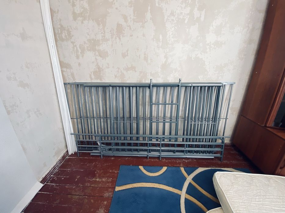 2х-этажная кровать/2-ярусне ліжко PLOVSTRUP 90x200 см металік