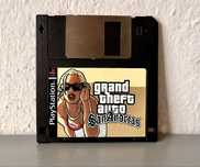 Retro dyskietka GTA San Andreas - gadżet do kolekcji