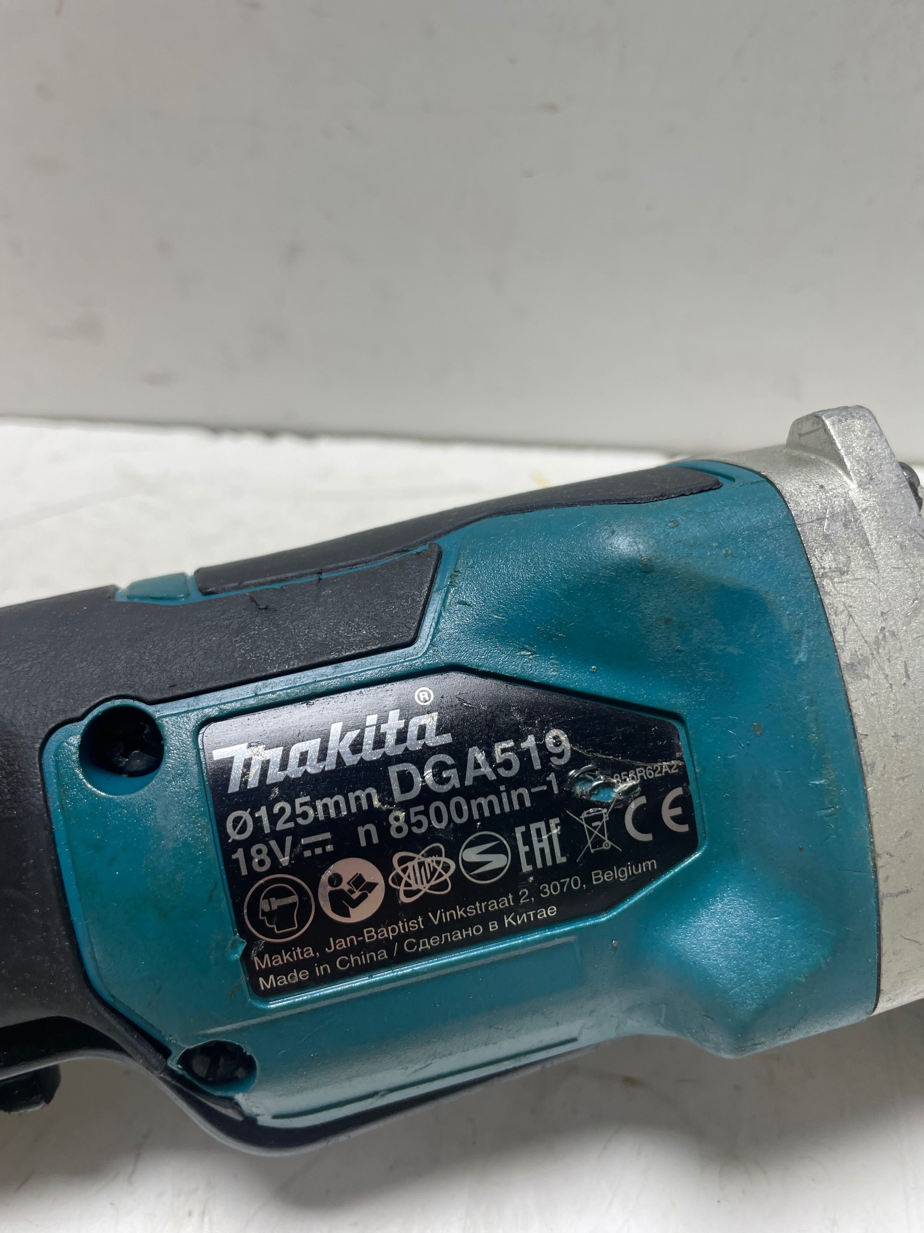 Makita DGA519(125/Xlock)/акумуляторна болгарка макіта 18в