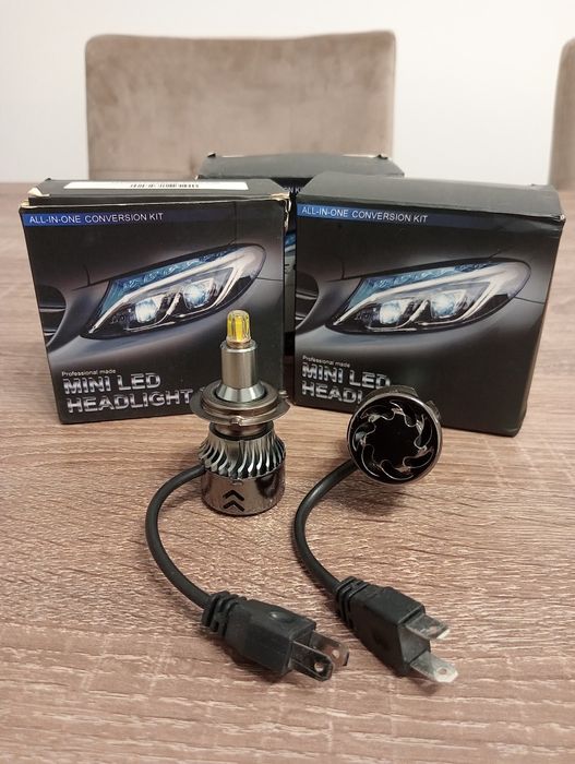 (Artigo Novo) Lâmpadas LED H7 360 CANBUS Médios sem sombras