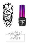 Lakier do stempli i stampingu MollyLac czarny 10ml Nr 2