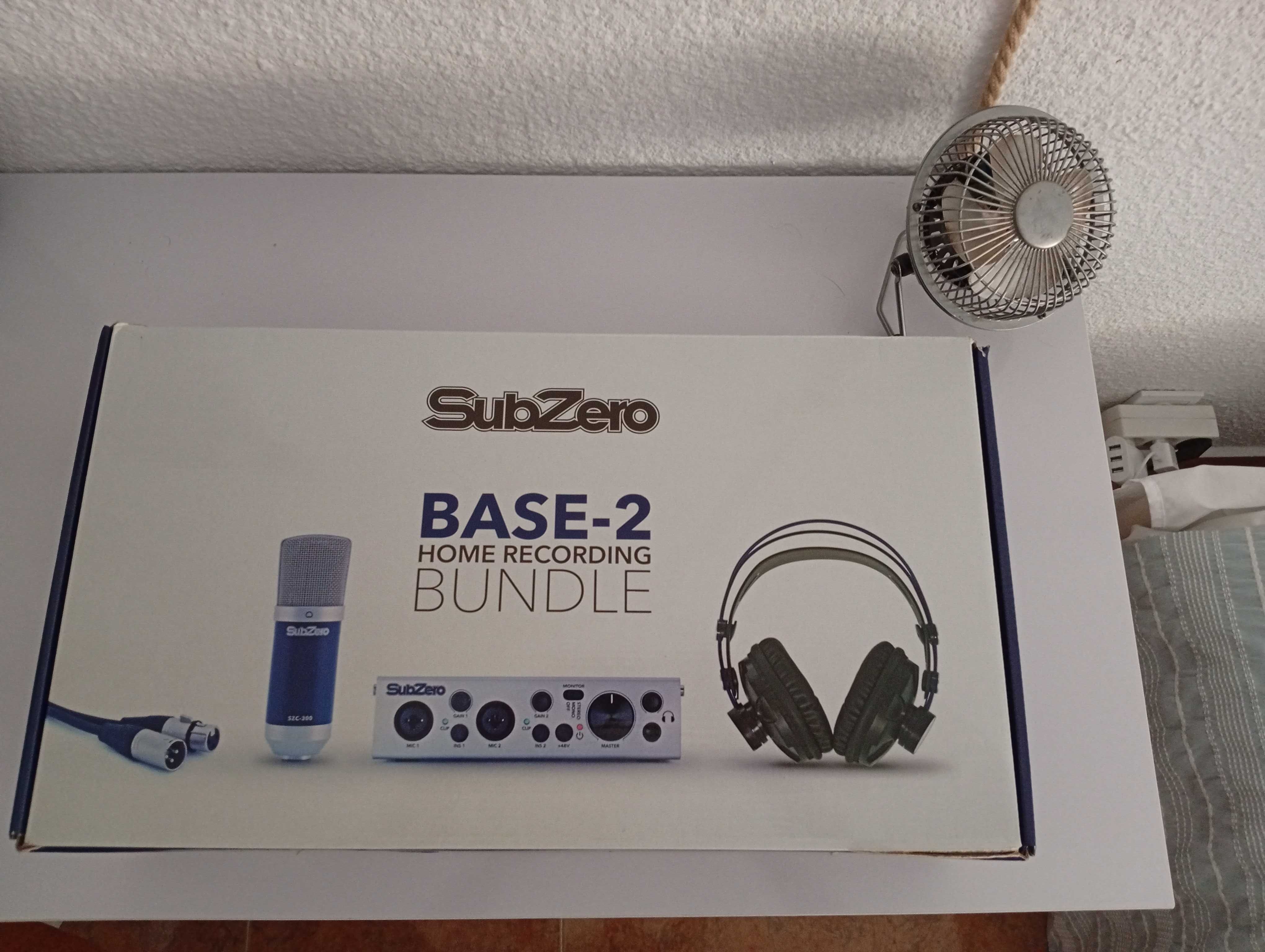 SubZero BASE-2 Pacote de Gravação Vocal em Casa
