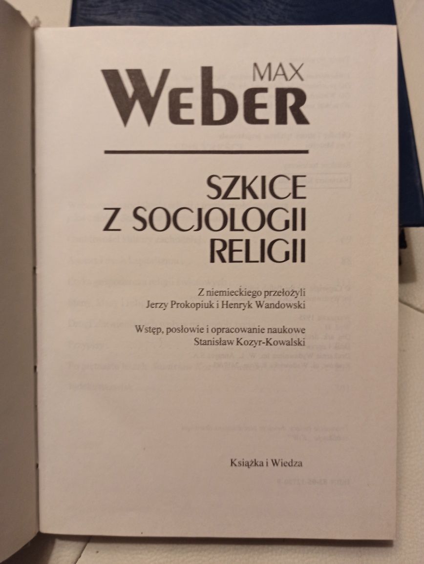 Weber szkice z socjologii religii
