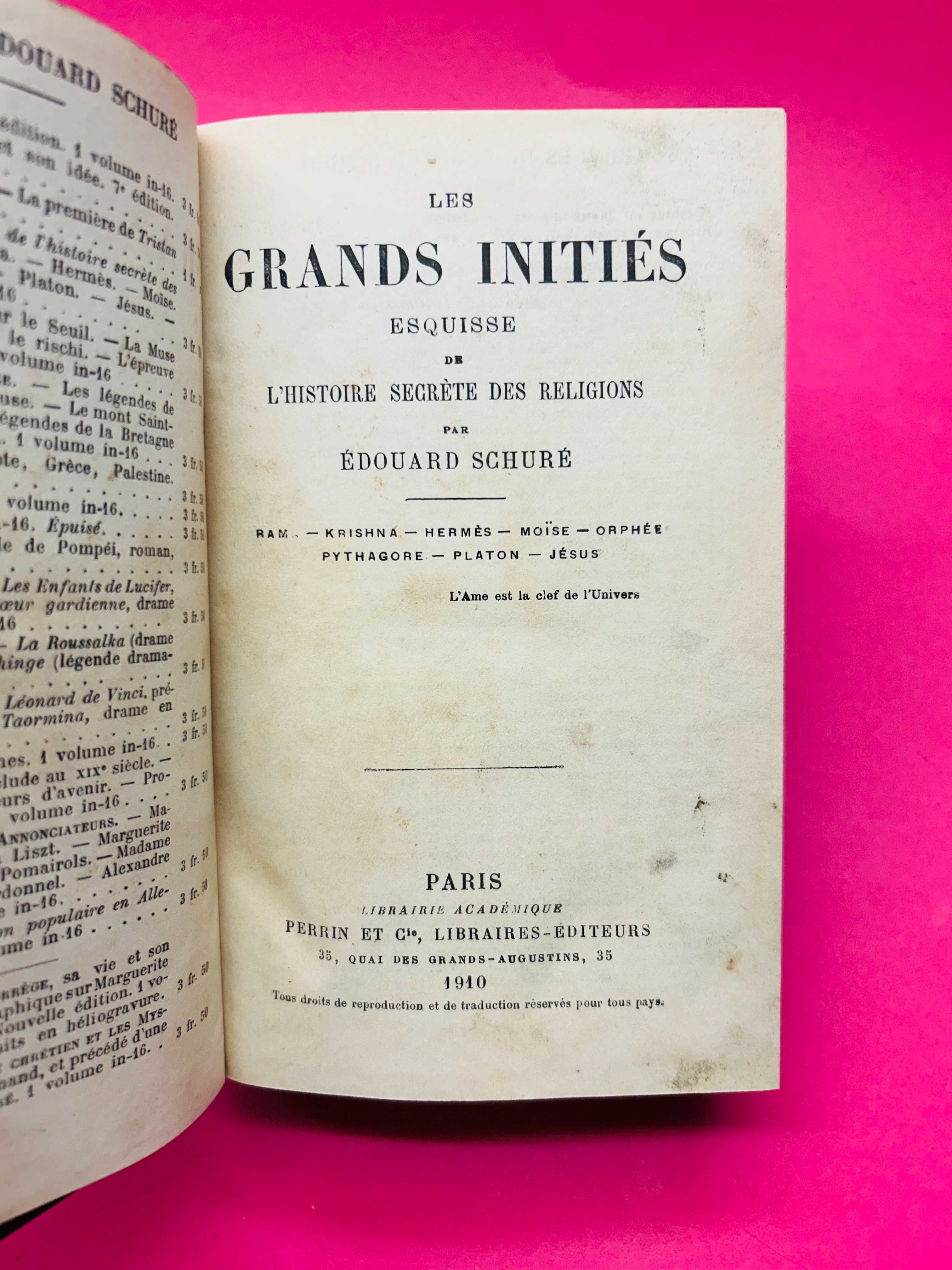 Les Grands Initiés - Édouard Schuré