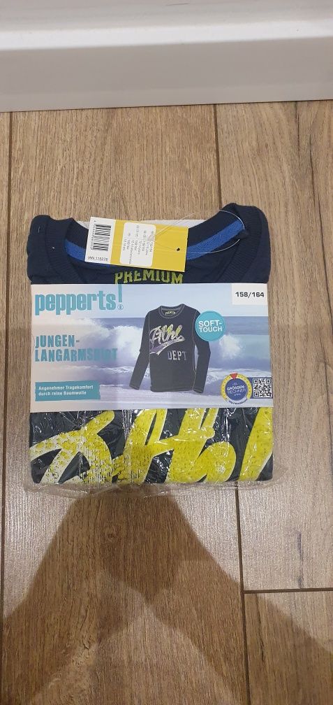 Tshirt na długi rękaw 158/164 pepperts bawełna premium