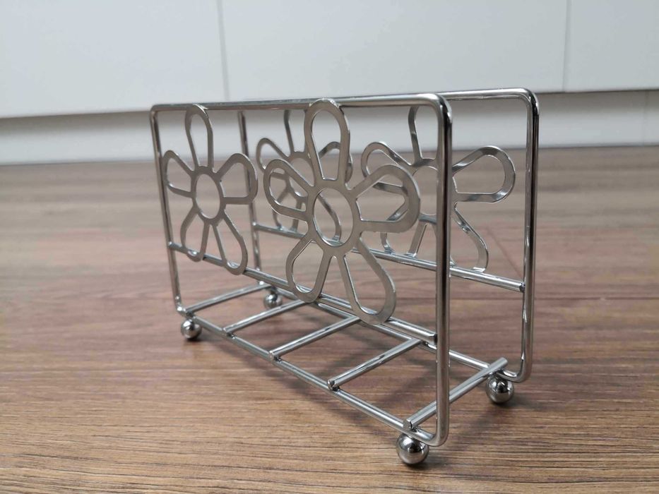 Serwetnik stojak na serwetki metalowy