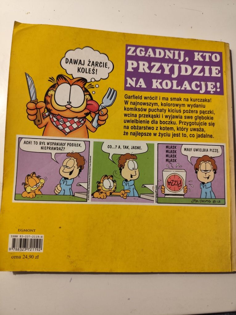 Komiks Garfield w kuchni pierwsze wydanie