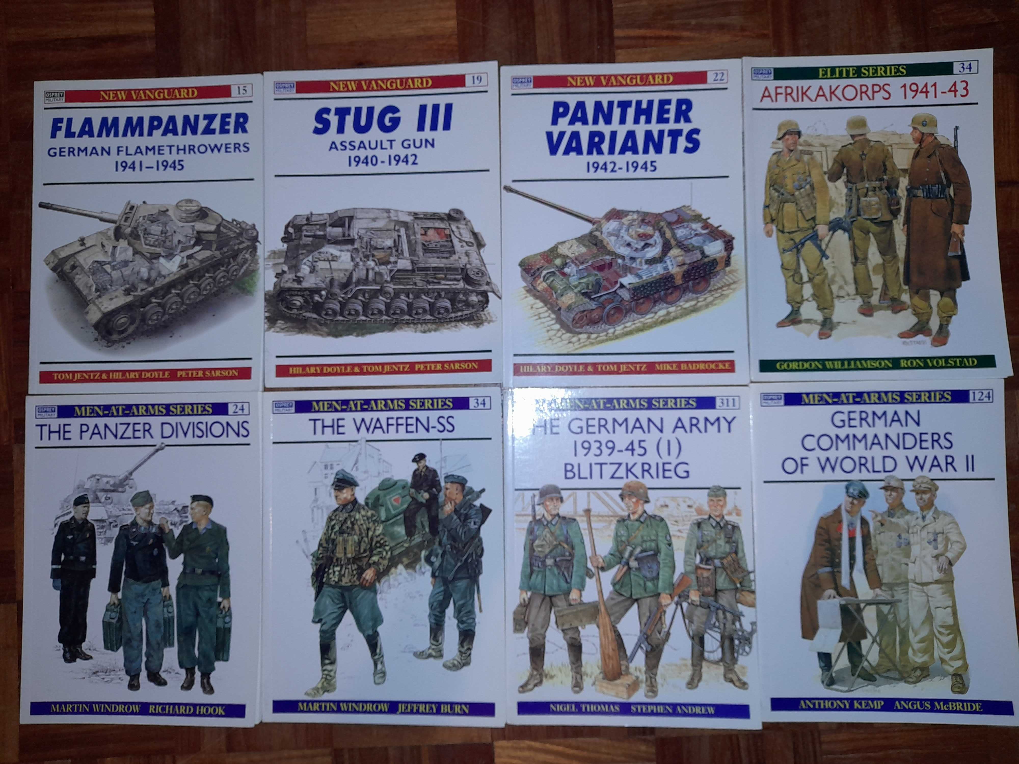 Livros Osprey exército alemão 2ª guerra Panzer Panther Afrikakorps