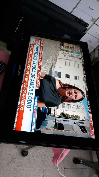 tv lcd samsung le26b350 26 polgadas para colocar em suporte de parede