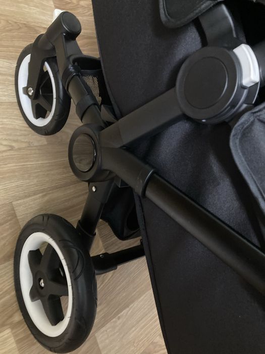 Bugaboo Donkey Black White Коляска для двійні.