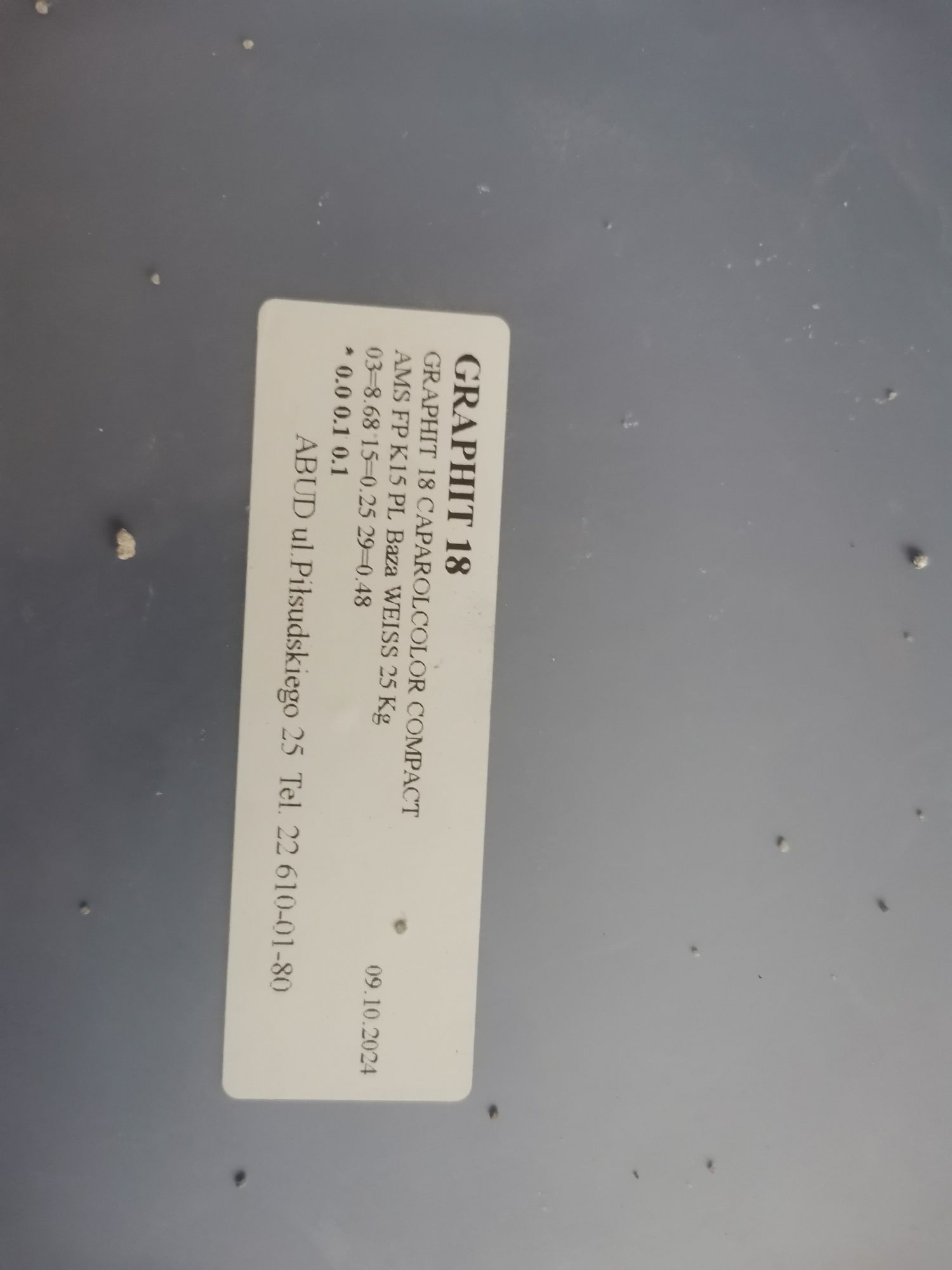 Tynk struktura caparol amphisilan k15 graphit 18