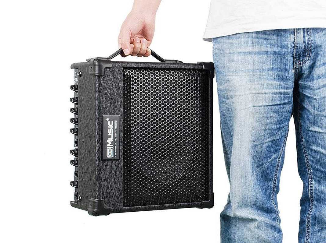 COOLMUSIC BP40 akumulatorowy wzmacniacz akustyczny Bluetooth 40W 3kan