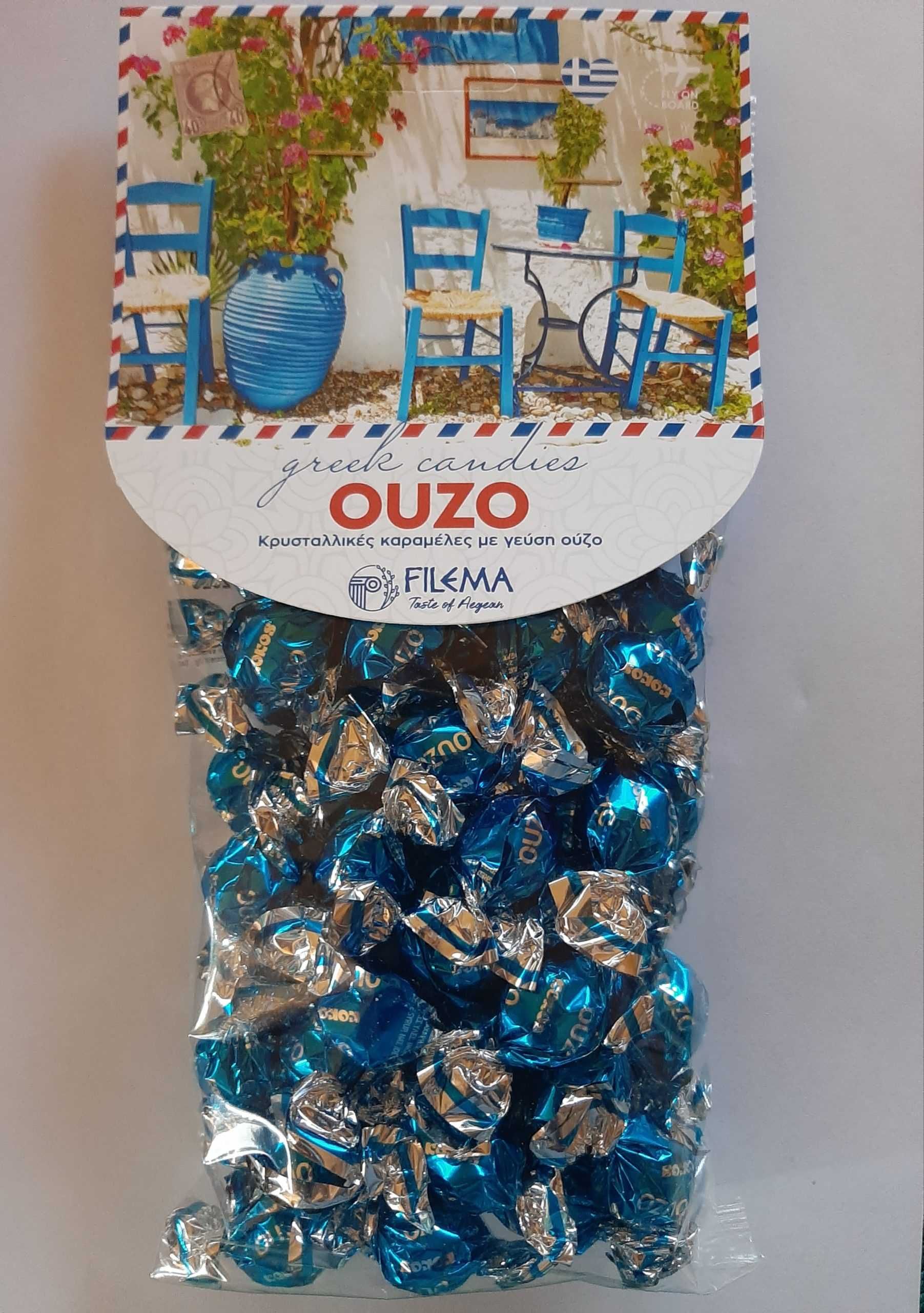 Cukierki greckie o smaku ouzo 200g FILEMA