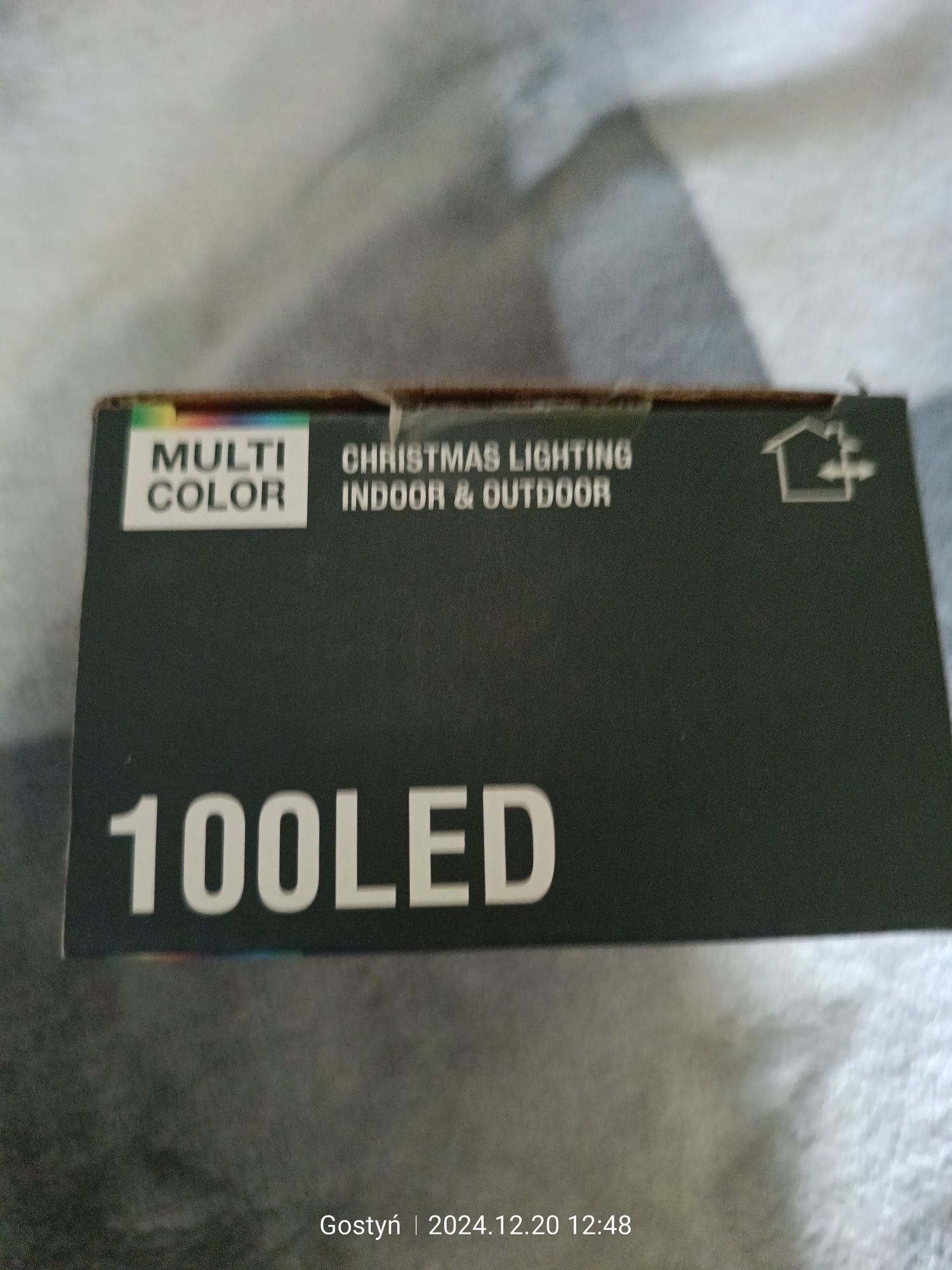 100 LED lampki zewnętrzne multicolor