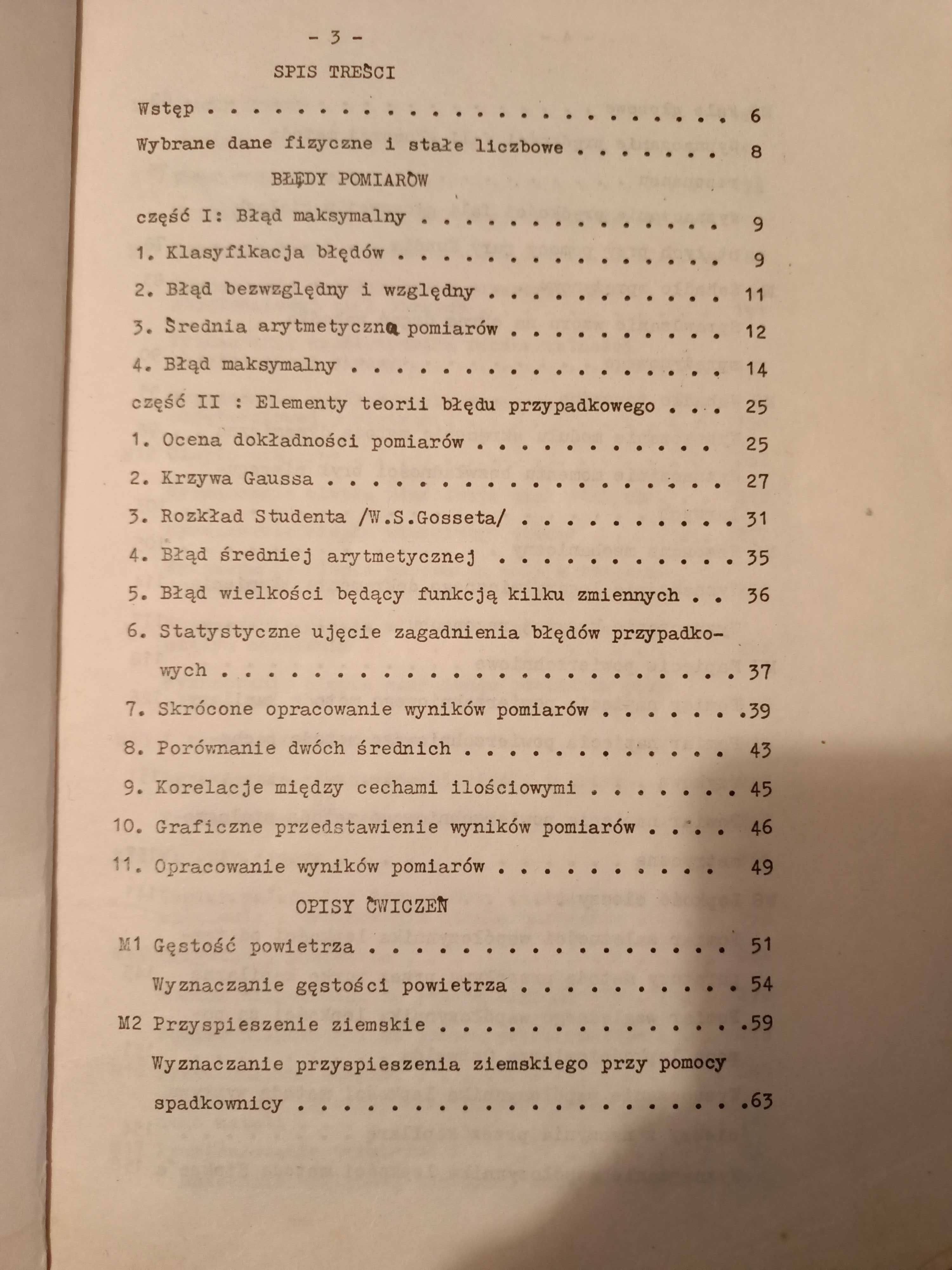 Ćwiczenia eksperymentalne z fizyki. Mechanika, termodynamika, molek ~~