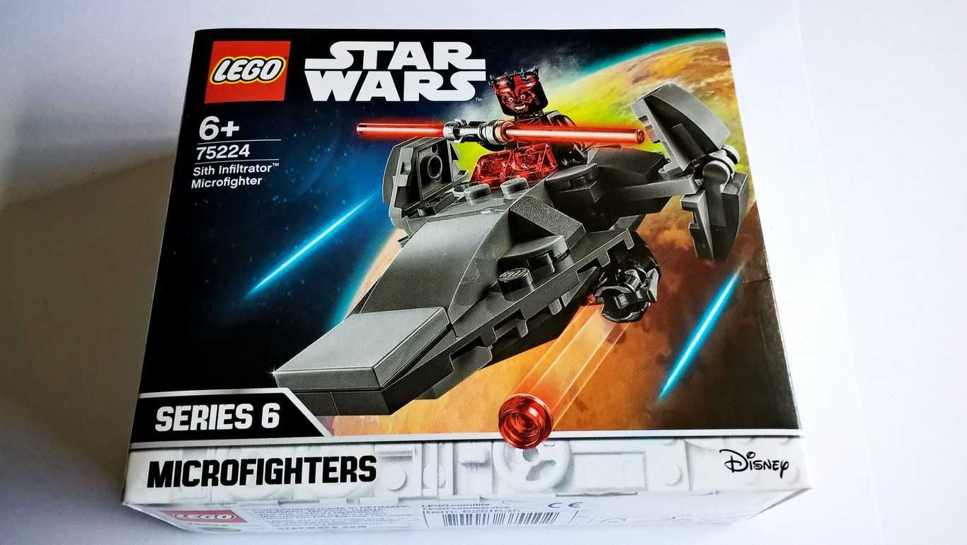 Lego Star Wars 75224 Sith Infiltrator Microfighter selado