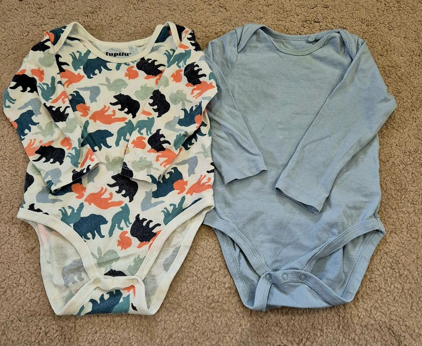 Body z długim rękawem, rozm 74 80