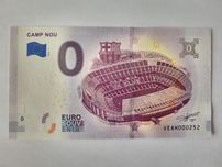 Notas 0 euros souvenir Castelo de S. Jorge 2017/Camp Nou / Lucky Luke