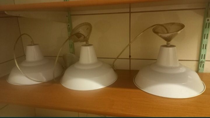 Lampa wisząca vintage retro 3 sztuki
