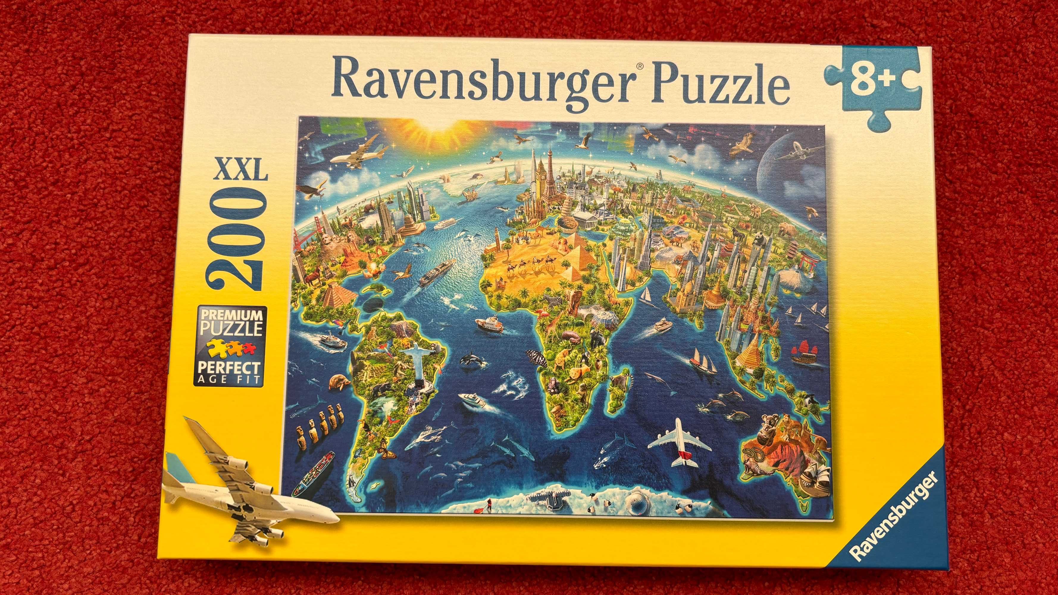 Puzzle 200 peças - "Um mundo para viajar"