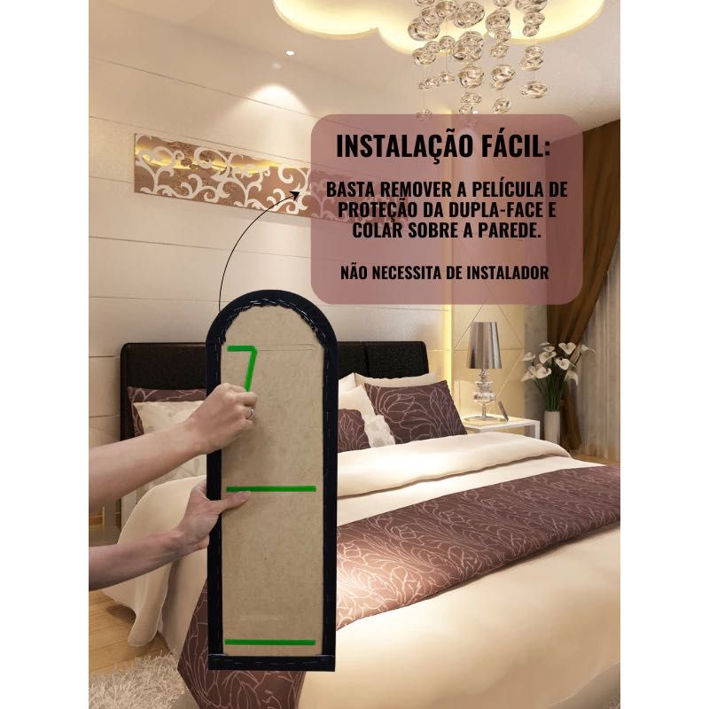 CABECEIRA MODULADA ADESIVA NUVEM 60X20CM (CAMA SOLTEIRO 5 PLACAS)