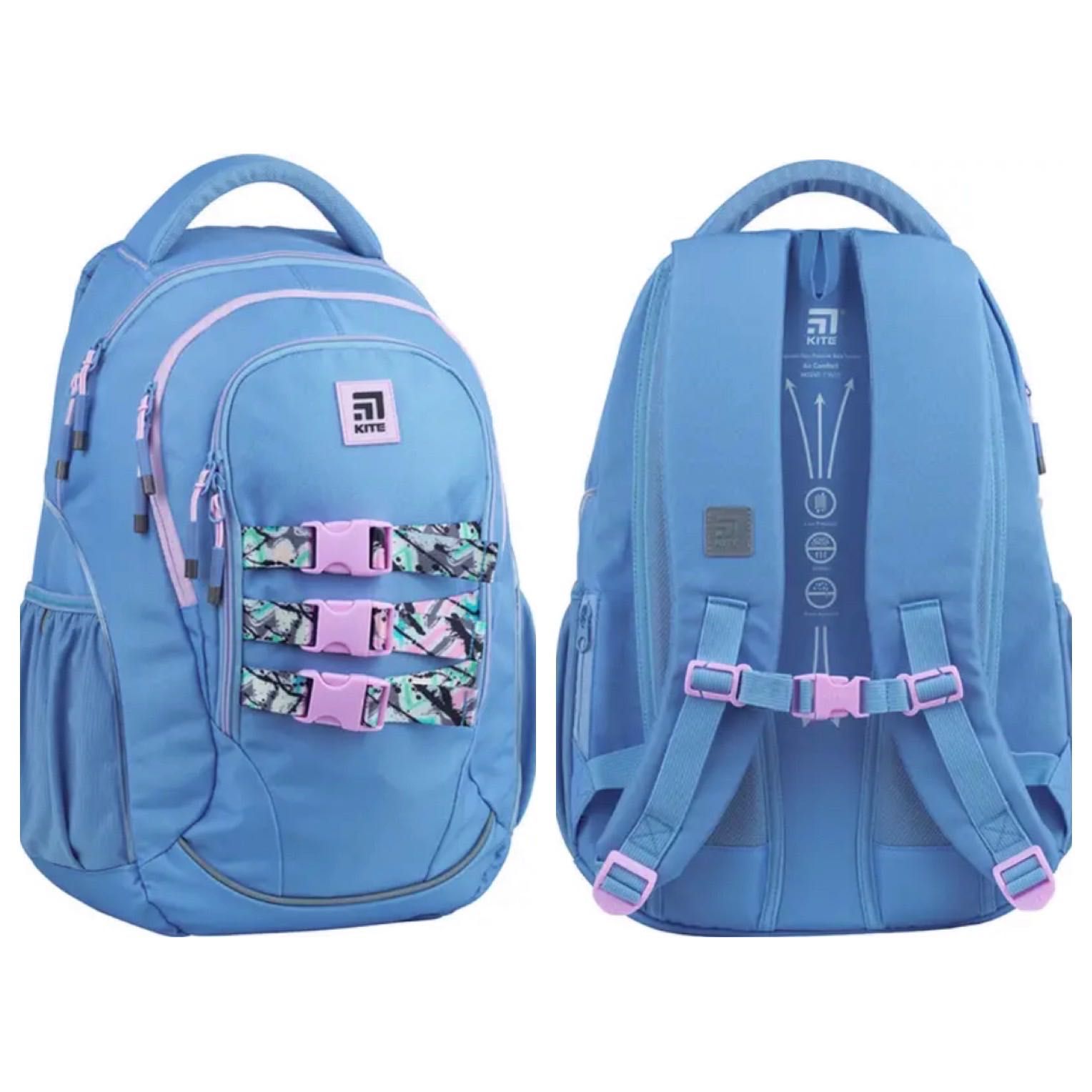 Рюкзак Kite Education teens K22-816L-3 (LED) + бафф