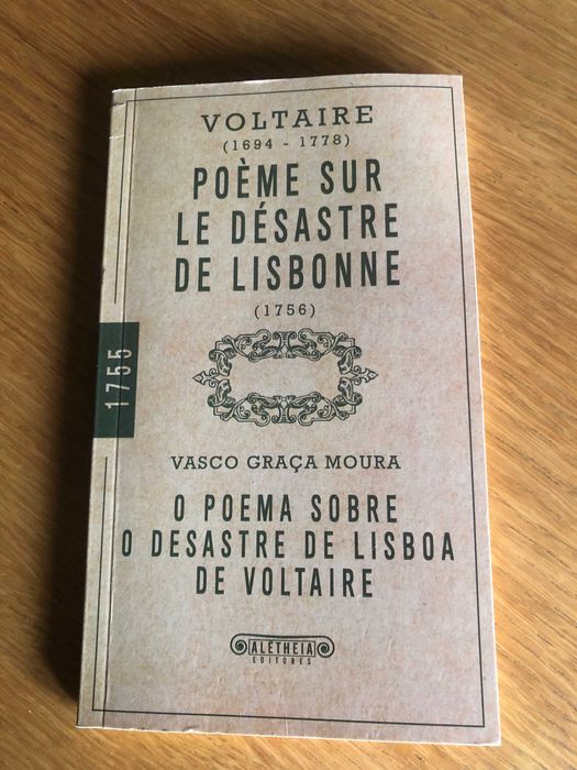 O poema sobre o desastre de Lisboa     VOLTAIRE    Vasco Graça Moura
