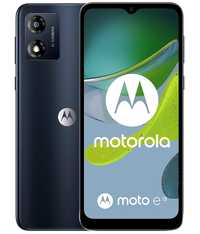 Смартфон Motorola E13 2/64 Gb Cosmic Black + чехол-книжка+захисне скло