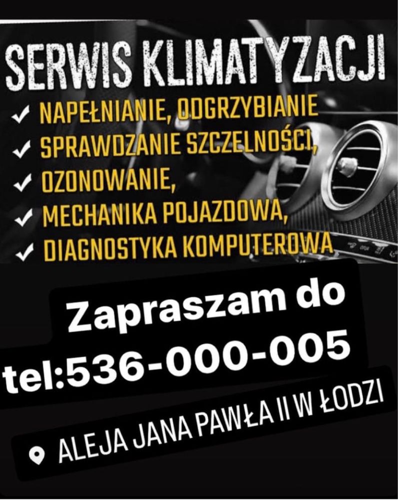 24H Serwis klimatyzacji samochodowej/Napełnianie klimy na już /na dziś