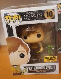 Newt Scamander i Pickett funko pop harry potter fantastic beast